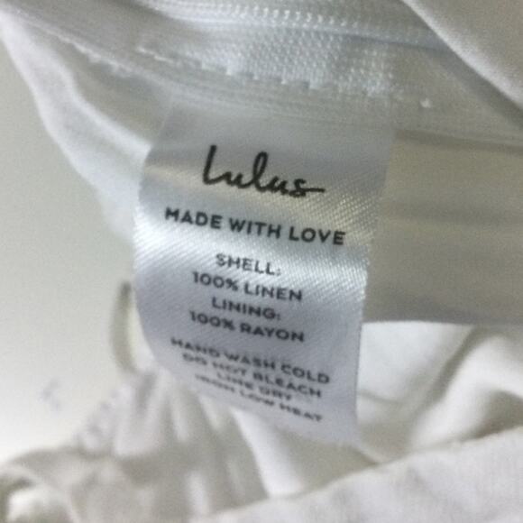 LULU'S XL Turn Up the Temp White Sleeveless Wide-Leg Wide Leg Jumpsuit NEW B66 - Picture 11 of 13